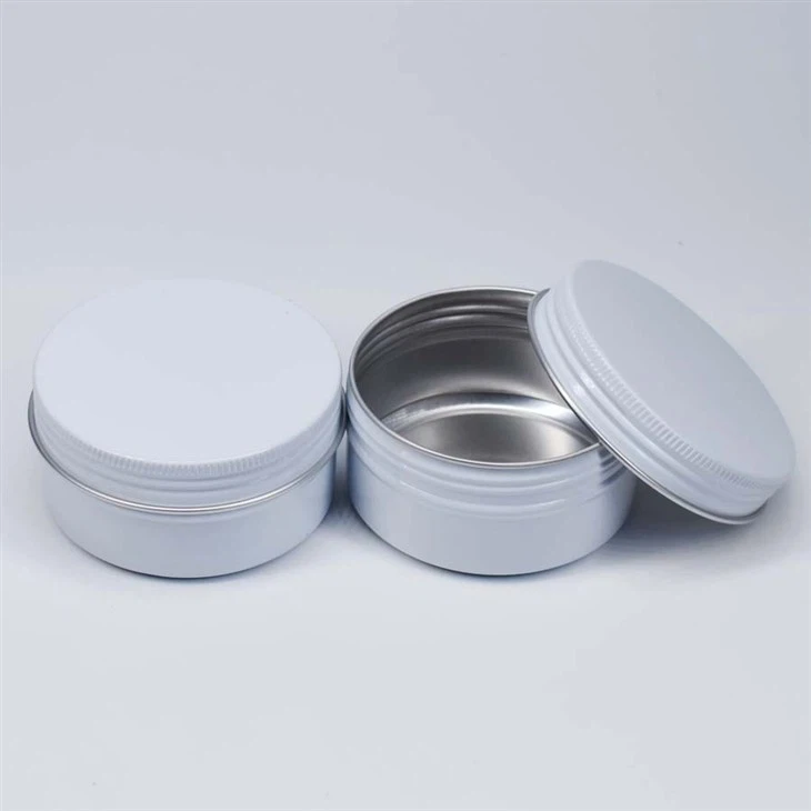 5ml White Aluminum Box With Cap